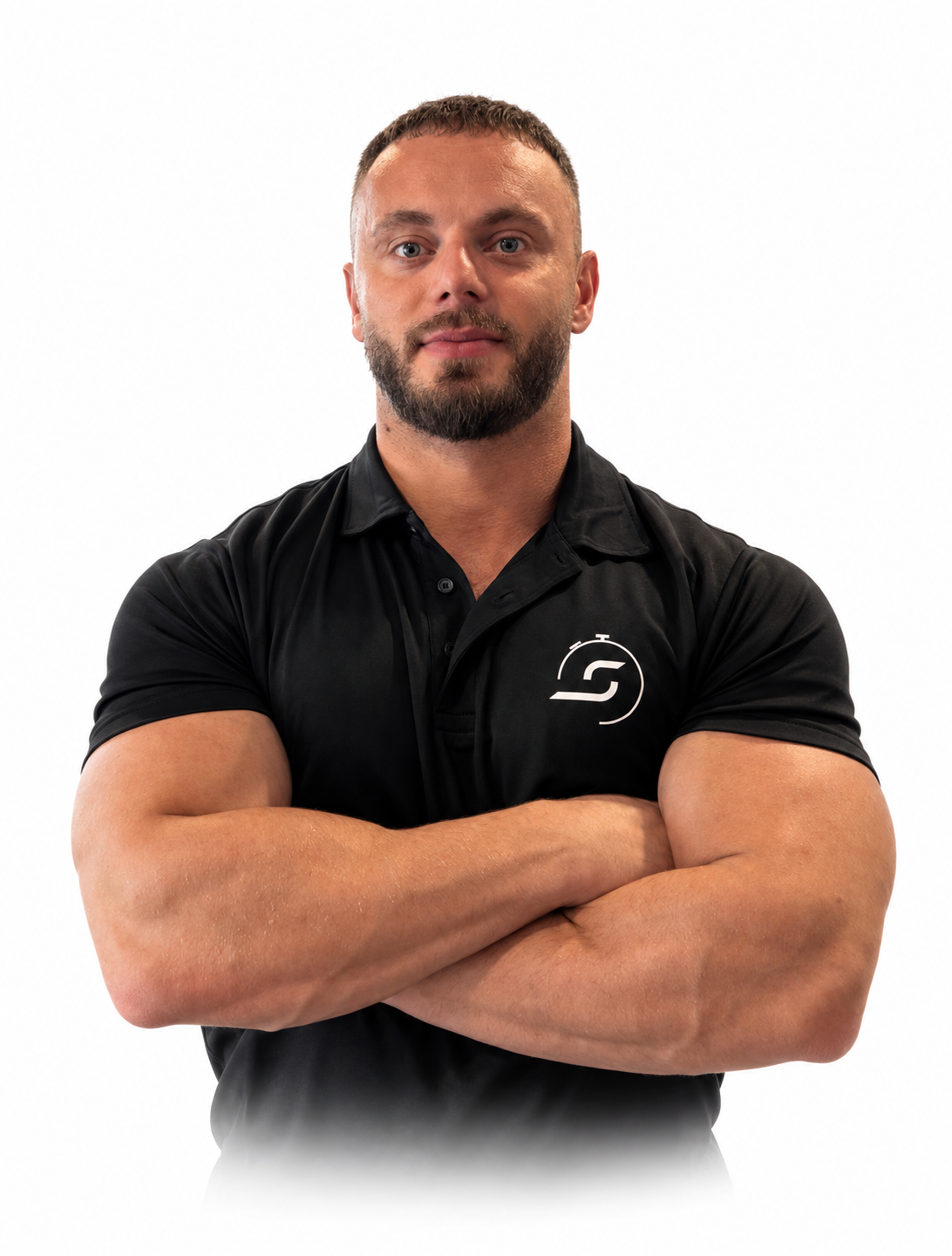Ani, your personal fitness coach, with arms crossed